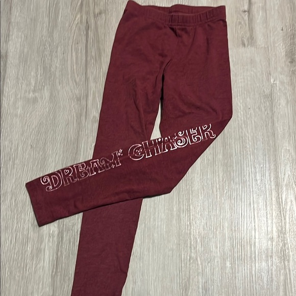 Old Navy Maroon Leggings Stretchy Athletic-Wear - Picture 1 of 1